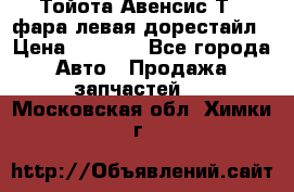 Тойота Авенсис Т22 фара левая дорестайл › Цена ­ 1 500 - Все города Авто » Продажа запчастей   . Московская обл.,Химки г.